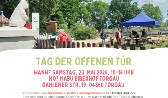 Der Biberhof öffnet seine Türen! Grafik: Katja Barth