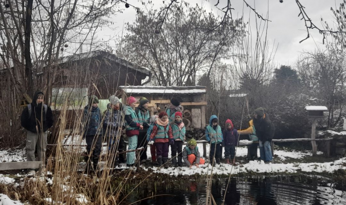 Das Gelände wurde erkundet. – Foto: Henriette Jäger