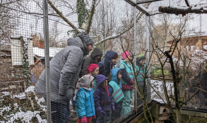 Endlich ging es zu den Steinkäuzen! – Foto: Clara Liegau